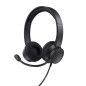 Ayda Auriculares Alámbrico Diadema Llamadas/Música USB tipo A Negro