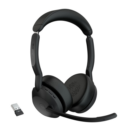 Evolve2 55 Auriculares Inalámbrico Diadema Oficina/Centro de llamadas USB Tipo C Bluetooth Base de carga