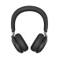 Evolve2 75 Auriculares Inalámbrico y alámbrico Diadema Oficina/Centro de llamadas Bluetooth Base de carga Negro