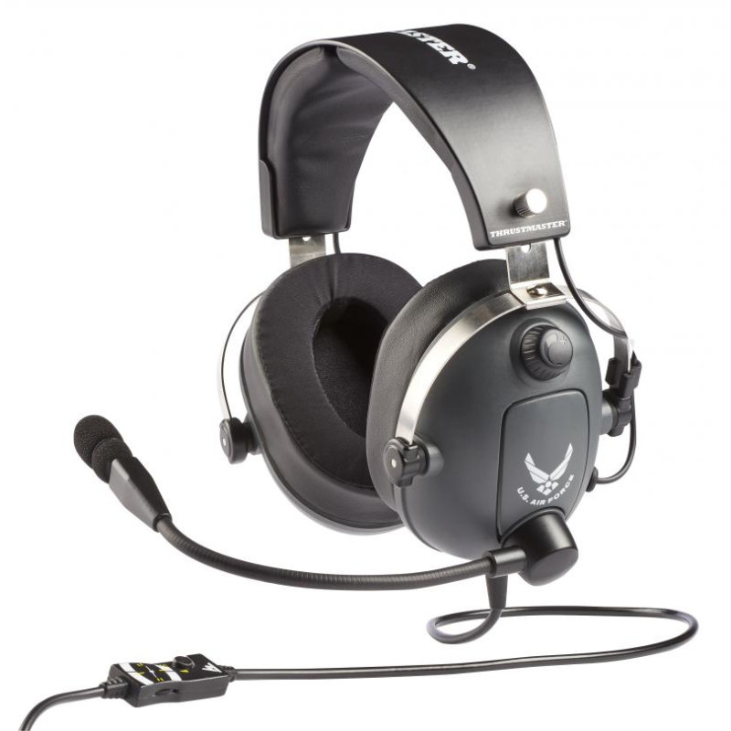 T.Flight U.S. Air Force Edition Auriculares Alámbrico Diadema Juego Negro