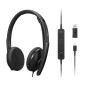 4XD1M45626 auricular y casco Auriculares Alámbrico Diadema USB Tipo C Negro