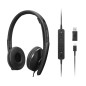 4XD1M45627 auricular y casco Auriculares Alámbrico Diadema USB Tipo C Negro