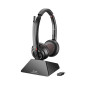 Auriculares Poly Savi 8220 UC con certificación Microsoft Teams DECT 1880-1900 MHz USB-A