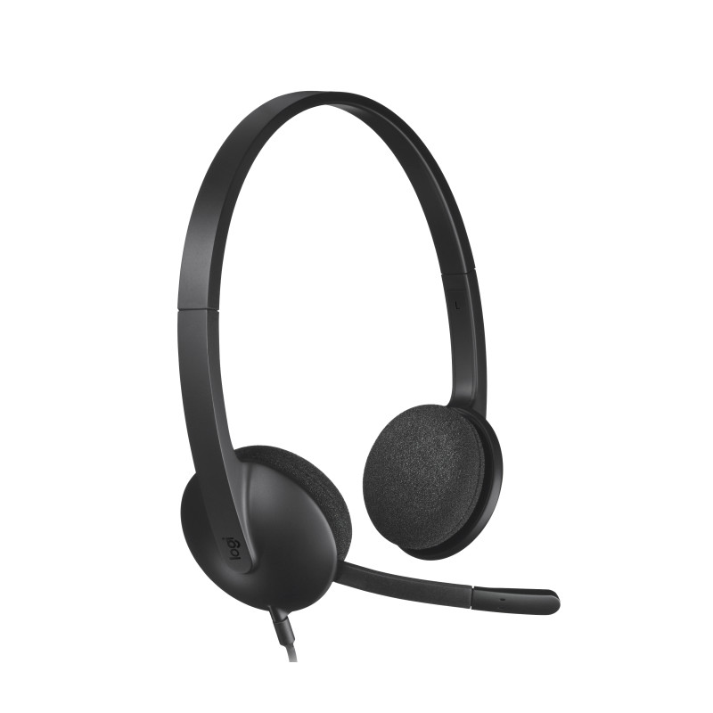 H340 USB Auriculares Alámbrico Diadema Oficina/Centro de llamadas USB tipo A Negro