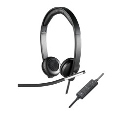 H650E Auriculares Alámbrico Diadema Oficina/Centro de llamadas USB tipo A Negro, Plata
