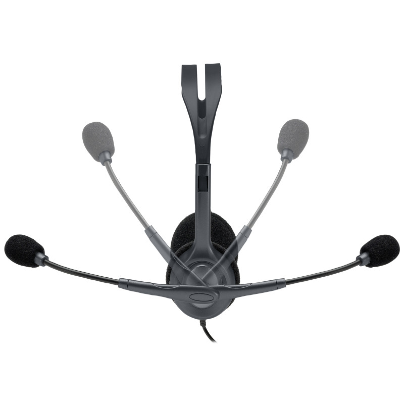 981-000593 auricular y casco Auriculares Alámbrico Diadema Oficina/Centro de llamadas Negro