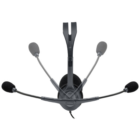 981-000593 auricular y casco Auriculares Alámbrico Diadema Oficina/Centro de llamadas Negro