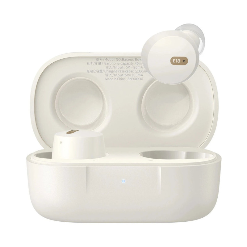 Bowie E18 Auriculares True Wireless Stereo (TWS) Dentro de oído Llamadas/Música USB Tipo C Bluetooth Blanco