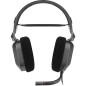 HS80 RGB USB Auriculares Alámbrico De mano Juego Carbono