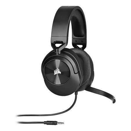 HS55 STEREO Auriculares Alámbrico Diadema Juego Carbono