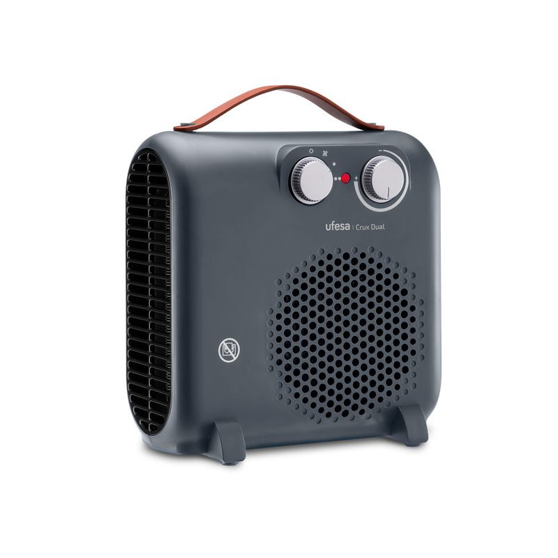 Calefactor Ufesa CRUX DUAL GREY, 2000w, 3 Niveles,