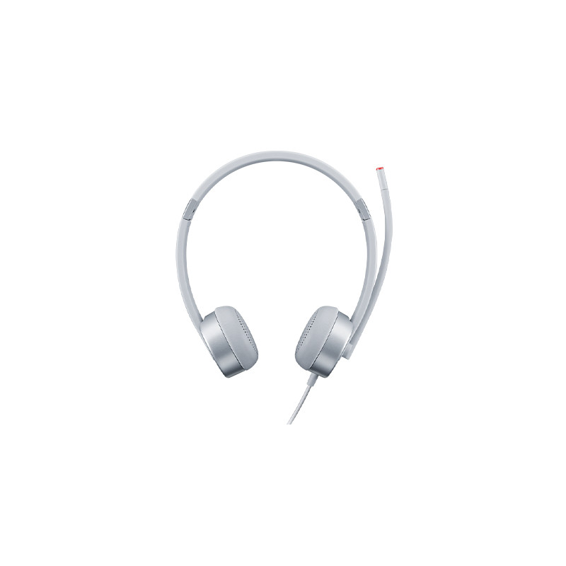 100 Stereo Analogue Headset Auriculares Alámbrico Oficina/Centro de llamadas Plata