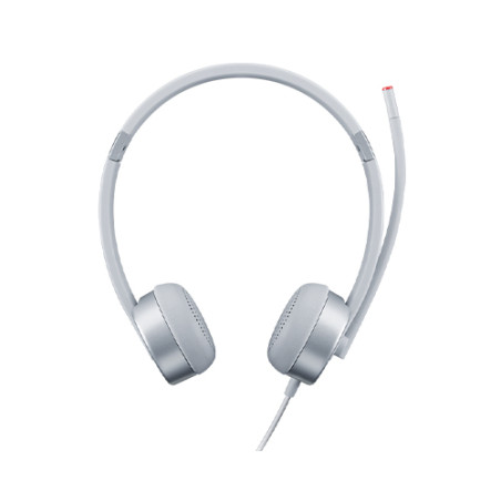 100 Stereo Analogue Headset Auriculares Alámbrico Oficina/Centro de llamadas Plata