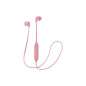 HA-FX21BT-PE Auriculares Dentro de oído, Banda para cuello Bluetooth Rosa