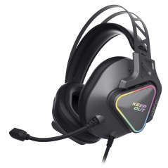 HXPRO+ auricular y casco Auriculares Alámbrico Diadema Juego USB tipo A Negro
