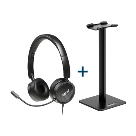 Kit auriculares Dual Tech + soporte SA22