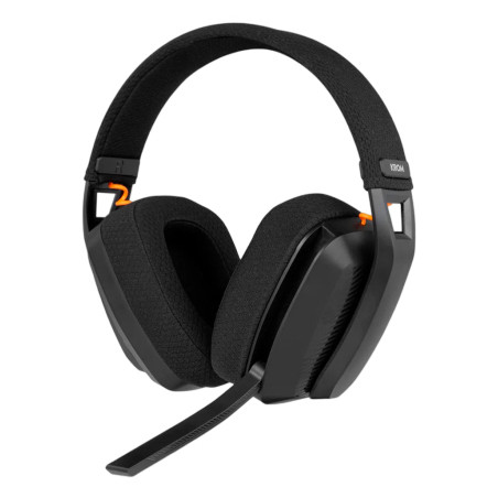 Kanji Auriculares Inalámbrico y alámbrico Diadema Juego USB Tipo C Bluetooth Negro