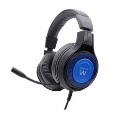 PL3322 auricular y casco Auriculares Banda para cuello Conector de 3,5 mm Negro, Azul