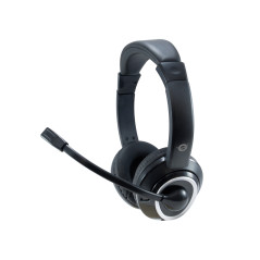 POLONA Auriculares Alámbrico Diadema Llamadas/Música USB tipo A Negro