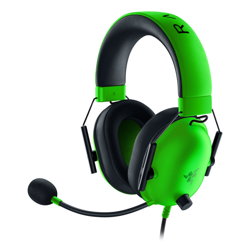 BlackShark V2 X Auriculares Alámbrico Diadema Juego Verde, Negro