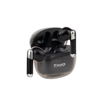 Onyx Auriculares Inalámbricos + Micrófono Bluetooth con Estuche de Carga, Negros