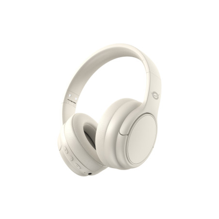 PARRIS03C auricular y casco Auriculares Inalámbrico y alámbrico Diadema Música Bluetooth Crema de color