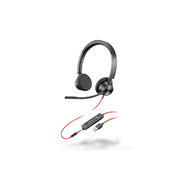 3325 Auriculares Alámbrico Diadema Llamadas/Música USB tipo A Negro