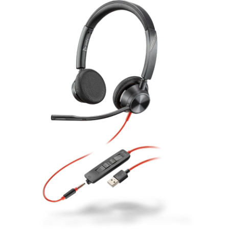 3325 Auriculares Alámbrico Diadema Llamadas/Música USB tipo A Negro