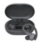 Go Air Sport True Wireless Auriculares True Wireless Stereo (TWS) gancho de oreja Deportes Bluetooth Grafito
