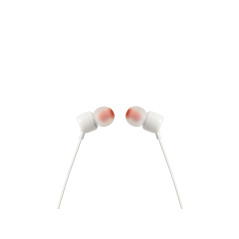 Tune 110 Auriculares Alámbrico Dentro de oído Música Bluetooth Blanco