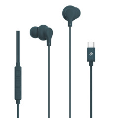 UP1600TYPECBL auricular y casco Auriculares Alámbrico Dentro de oído Llamadas/Música USB Tipo C Azul