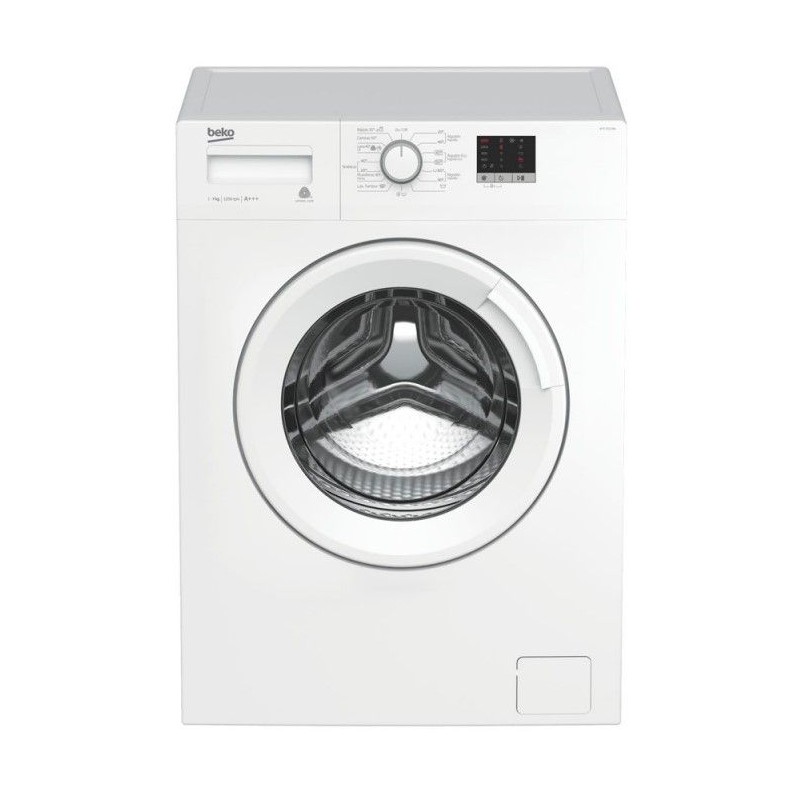 Lavadora Beko WTE7611BWR, 7kg, 1200rpm, D, 49cm fd