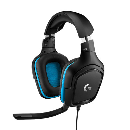 981-000770 auricular y casco Auriculares Alámbrico Diadema Juego Negro, Azul
