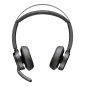 Auriculares Poly Voyager Focus 2 USB-C-C + adaptador USB-C/A + base de carga