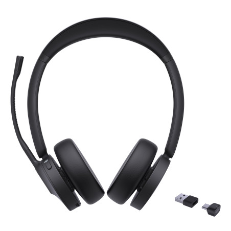 BH70 Dual Teams USB-C/A Headset Auriculares Inalámbrico Diadema Oficina/Centro de llamadas USB Type-C / USB Type-A Bluetooth Negro