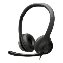 Auriculares con Cable H390 para PC/Portátil, Auriculares Estéreo con Micrófono con Supresión de Ruido, USB-C, Controles en línea, funciona con Chromebook