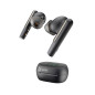 Intrauriculares Poly Voyager Free 60+ UC M color Negro Carbono +Adaptador USB-C BT700 +Estuche de carga con pantalla táctil