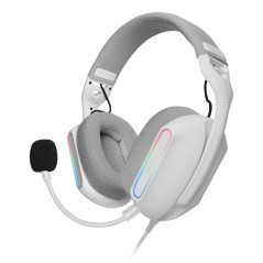 MH-PROW Auriculares Alámbrico Diadema Juego USB tipo A Blanco