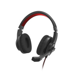 Auricular para PC Office HS-USB400 V2, estéreo, negro