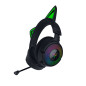 Kraken Kitty V3 Pro Auriculares Inalámbrico y alámbrico Diadema Juego USB tipo A Bluetooth Negro