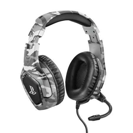 GXT 488 Forze PS4 Auriculares Alámbrico Diadema Juego Negro, Gris