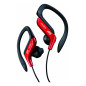 HA-EB75-RN-U auricular y casco Auriculares Alámbrico gancho de oreja Deportes Negro, Rojo