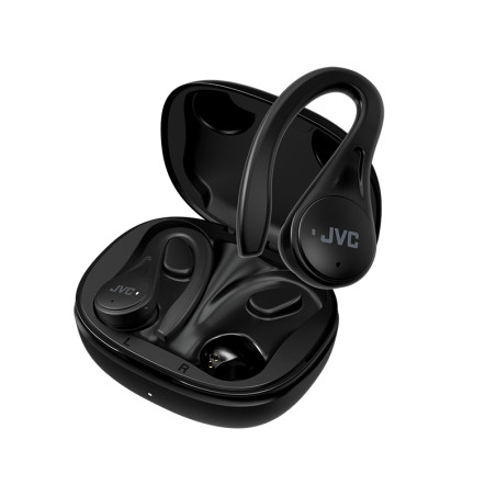 HA-EC25T Auriculares True Wireless Stereo (TWS) gancho de oreja, Dentro de oído Llamadas/Música Bluetooth Negro