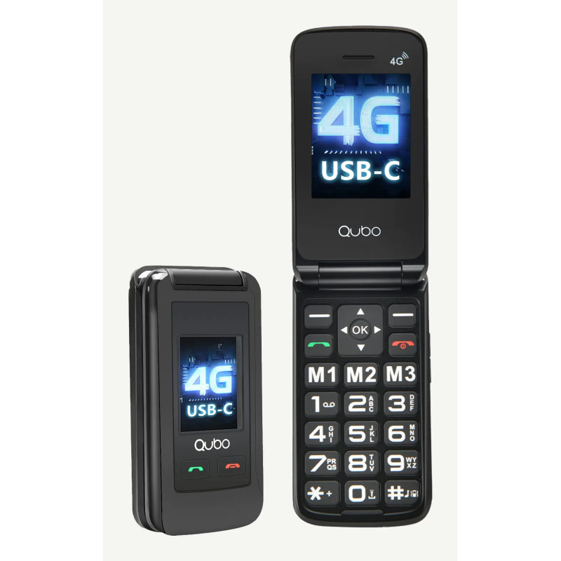 X-247 4G teléfono móvil 7,11 cm (2.8) Negro