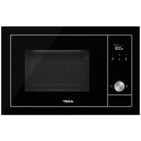 Microondas Teka ML8200BIS, Cristal negro, 20L, Gri