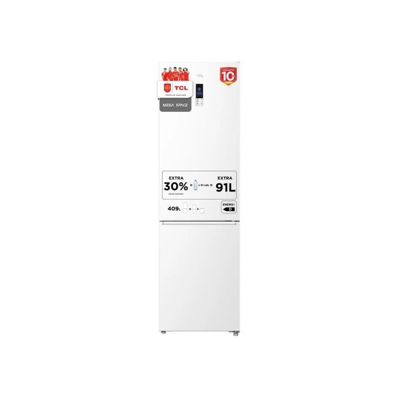 Combi TCL RP409BWE1EU, 185x60cm, E, Mega Space