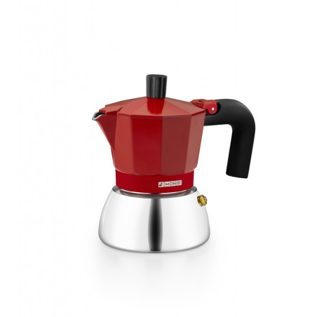 Cafetera Monix M863103 3T Induction Inox RED