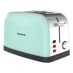 Tostador Taurus Vintage Mint, 950w, celeste, inox