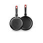 Lote 2 sartenes Monix M270030, cherry, 20-24cm