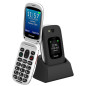 E350 Max Audio 3 Plus 4G  Teléfono con tapa  Negro